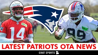 Patriots OTA News: Keion White & Javon Baker SHINE + Drake Maye & Bailey Zappe Highlights