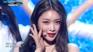 청하 / CHUNG HA - Love U 교차편집 Stage Mix