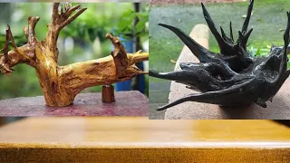 #rootcraft Craft using wood piece||ഉപയോഗ ശൂന്യമായ  മരത്തിന്റെ വേര്  ഉപയോഗിച്ച്  ഒരു ക്രാഫ്റ്റ്||