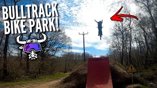 Riding INSANE Jumps + Trails At Bull Track Bike Park!