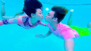 UNDERWATER DATE WITH MY CRUSH!! (PART 2)