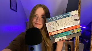 ASMR Book Haul 📚 (tapping, page turning)