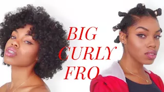 How To | The Perfect BIG Curly Fro