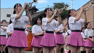 出雲商業高等学校吹奏楽部 ② 230812 出雲神話まつり/サンロードなかまち