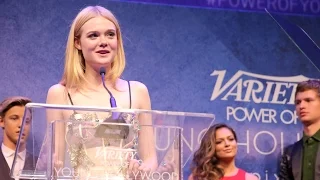 Elle Fanning - Power of Young Hollywood Speech