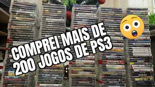 Comprei mais de 200 Jogos de PS3, Caçada gamer