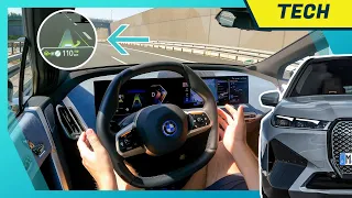 BMW Driving Assistant Professional 2022 mit neuen Funktionen im Test im BMW iX