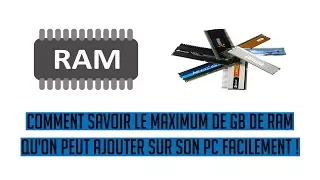 Tuto #8 Combien de RAM Votre PC Peut-il Supporter ?