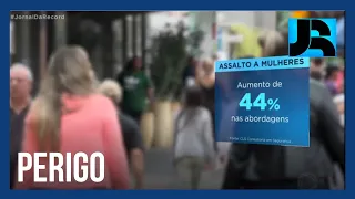 Casos de furto e roubo contra mulheres aumentam 44% na Grande São Paulo