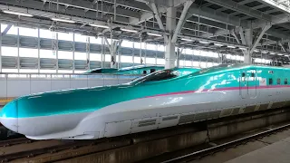 【Max speed 200mph! 320 km/h! 】 Japan's Fastest Bullet train | Hayabusa | First Class Shinkansen ASMR