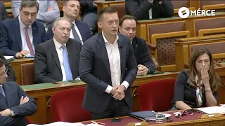 Rogán Antal hat év után szólalt fel a parlamentben: a Völner-Schadl-ügyben kérdezte Jámbor András