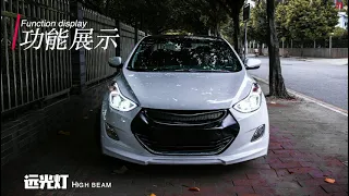 Devil eyes--Modified headlight assembly for Hyundai Elantra 2012-2018 3V