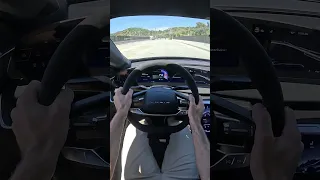 The Lucid Air Sapphire Fixes Driving Mistakes (POV Drive #shorts)