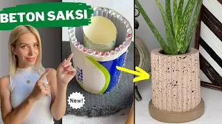 cement pottery making ! Cement flower vase - Cement planter MakingDiy | DIY | Make Sell