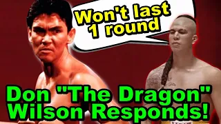 Don "The Dragon" Wilson Responds to Tong Po! / The Kickboxing fight of the Century!