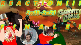 Gravity Falls 2x18-2x21 Finale REACTION! "Weirdmageddon 1-4 Take Back the Falls Escape from reality"