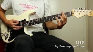 Bowling For Soup - 1985 (Guitar Cover w/ Tabs)