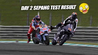 INSANE Marquez vs Luca Marini SEPANG TEST DAY 2 Result | Motogp News 2024