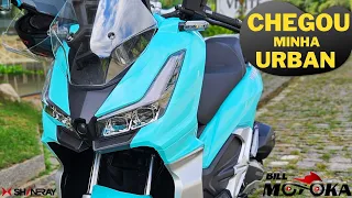 Finalmente CHEGOU a minha a URBAN 150, REVIEW com aquele cheirinho de moto nova e todos os detalhes.