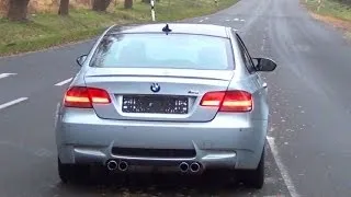 BMW M3 E92 - 0-160 km/h 2x KICKDOWN Acceleration Exhaust Sound + Revving Hard Revs Motor Hochdrehen