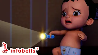 Chitti ko andhere se dar lagata hai - Kids Fear | Hindi Rhymes for Children | Infobells