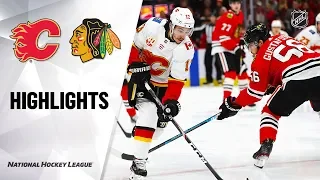 NHL Highlights | Flames @ Blackhawks 1/7/20