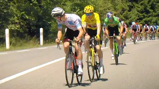 Tadej Pogacar Attacks Vingegaard with 180km to go | Tour de France 2022 Stage 14