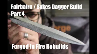 Fairbairn/Sykes San-Mai Damascus Dagger Build || Part 4