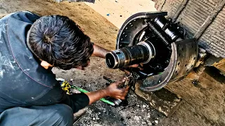 Amazing Restoration of Old Hino Truck Rear Wheel Hub Greasing