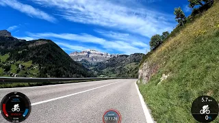 Beginner Indoor Cycling Workout Dolomites Italy Garmin Ultra HD Video