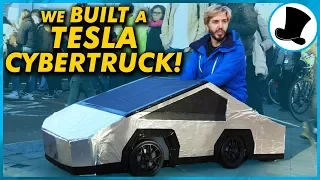 We Build A Working Tesla Cybertruck & Drive It To A Climate Protest!