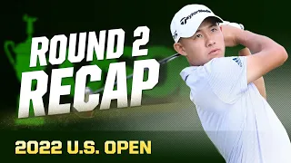 COLLIN MORIKAWA Out In Front! 2022 U.S. Open Round 2 Recap, Reaction & Analysis | PGA Tour Golf