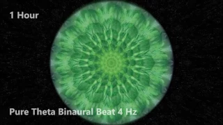 Pure Theta Binaural Beats 4 Hz [1 Hour]