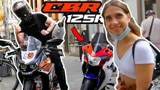 SIE MAG MICH ZU 70% | CBR 125R Testfahrt | VERIZE