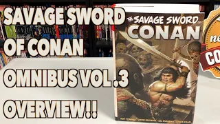 Savage Sword Of Conan: The Original Marvel Years Omnibus Vol. 3 Overview!