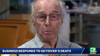 A Lodi company is addressing the death of a skydiver over the weekend