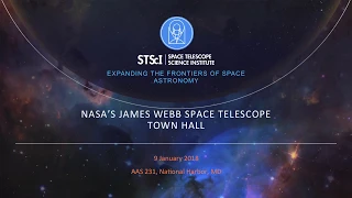 JWST Town Hall at 231st AAS in January 2018