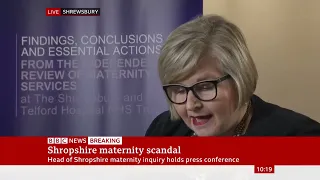 Ockenden review on Shropshire maternity dept. hundreds baby+mother deaths (30Mar22)
