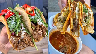 Amazing Mexican Street Food Compilation | Tasty TACOS and BURRITO Videos | #168