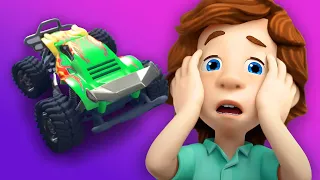 His Car Is Broken! | Cartoons for Kids | The Fixies