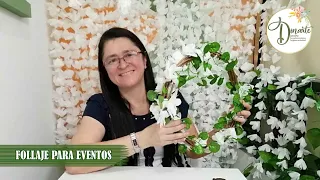 FOLLAJE PARA EVENTOS - Dinarte con Dina Castaño