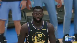 WARRIORS vs GRIZZLIES FULL GAME 3 HIGHLIGHTS NBA 2K22 Next Gen Simulation