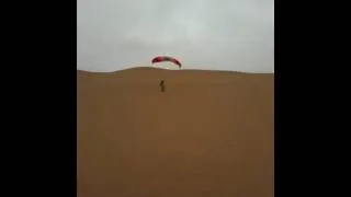 Katy paragliding in Swakopmund.MOV