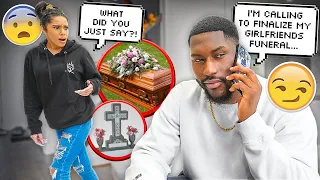 Planning My Girlfriend's FUNERAL To See Her Reaction (SHE FLIPS OUT)
