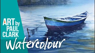 How to paint a boat in watercolour by Paul Clark