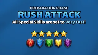 Empires & Puzzles 5☆ 🌈 Tournament Rush Attack Defence Set up