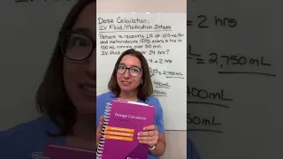 Dose Calculations: IV Fluid Intake for Continuous Infusion & Piggyback - SHORTS |  @Level Up RN ​