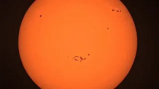 Observación solar desde mi telescopio 🔭