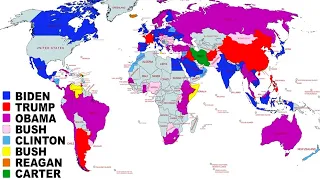 Which US President Visited Each Country...