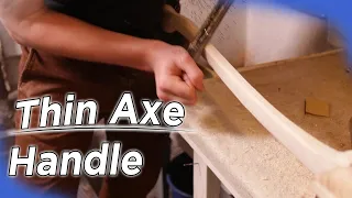 How To Thin An Axe Handle (Prevent Injury and Soreness From Axe)